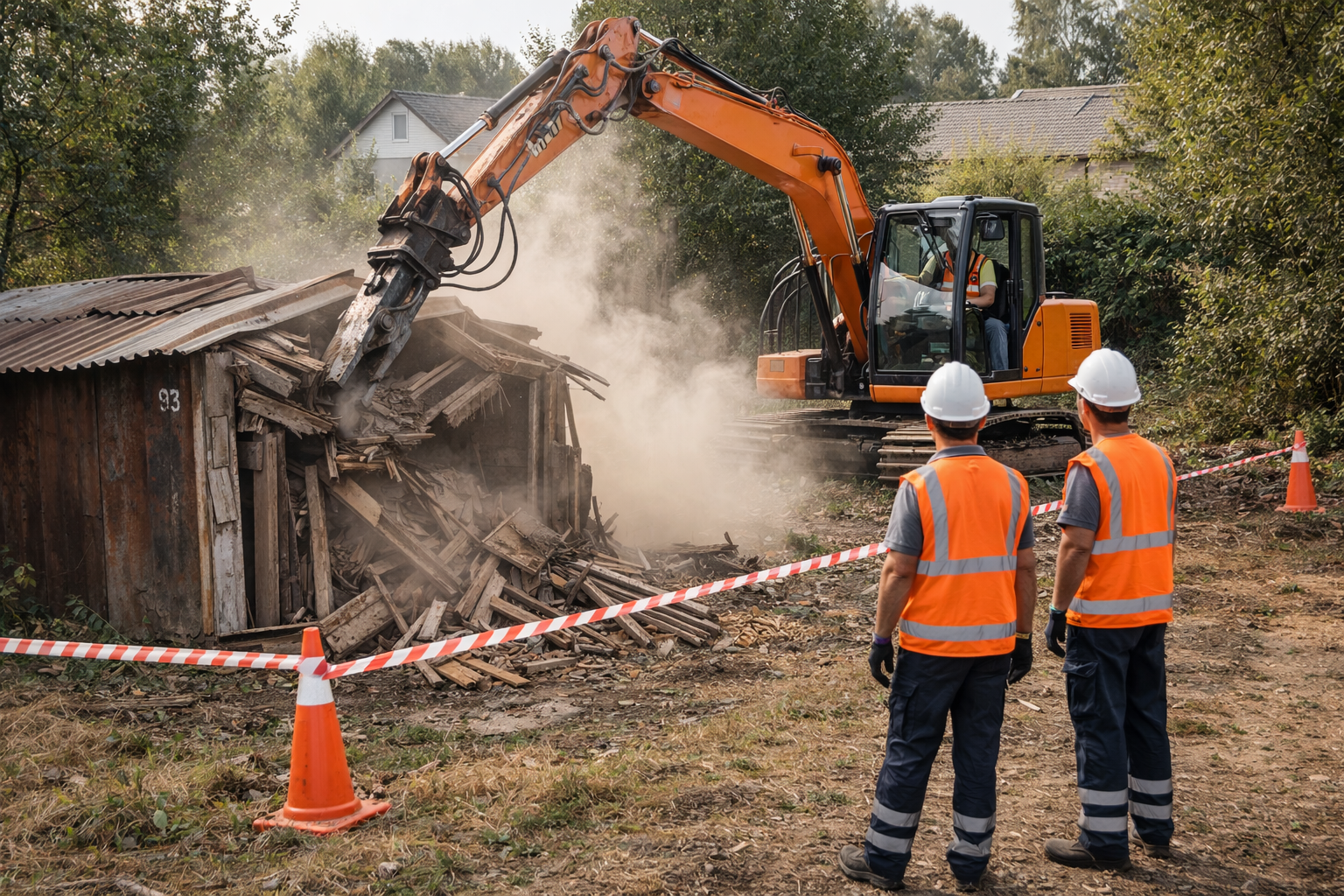 Работы на объекте
