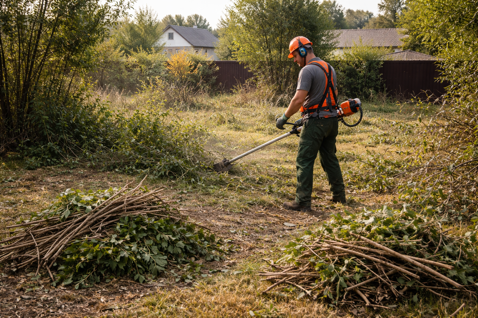 Работы по участку